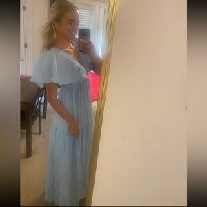 Blue maxi dress 🩵🦋🐬🫐